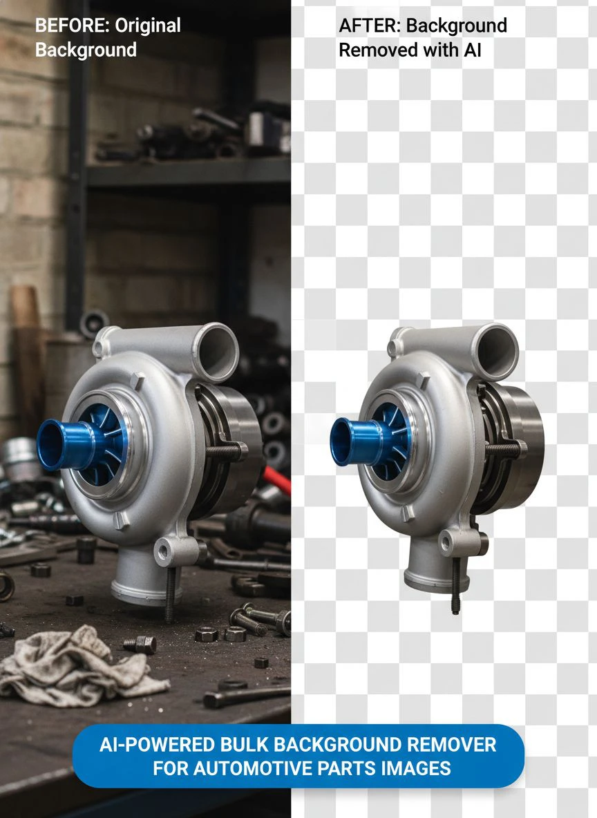 AI-powered bulk background remover for automotive parts images - Professional Guide
